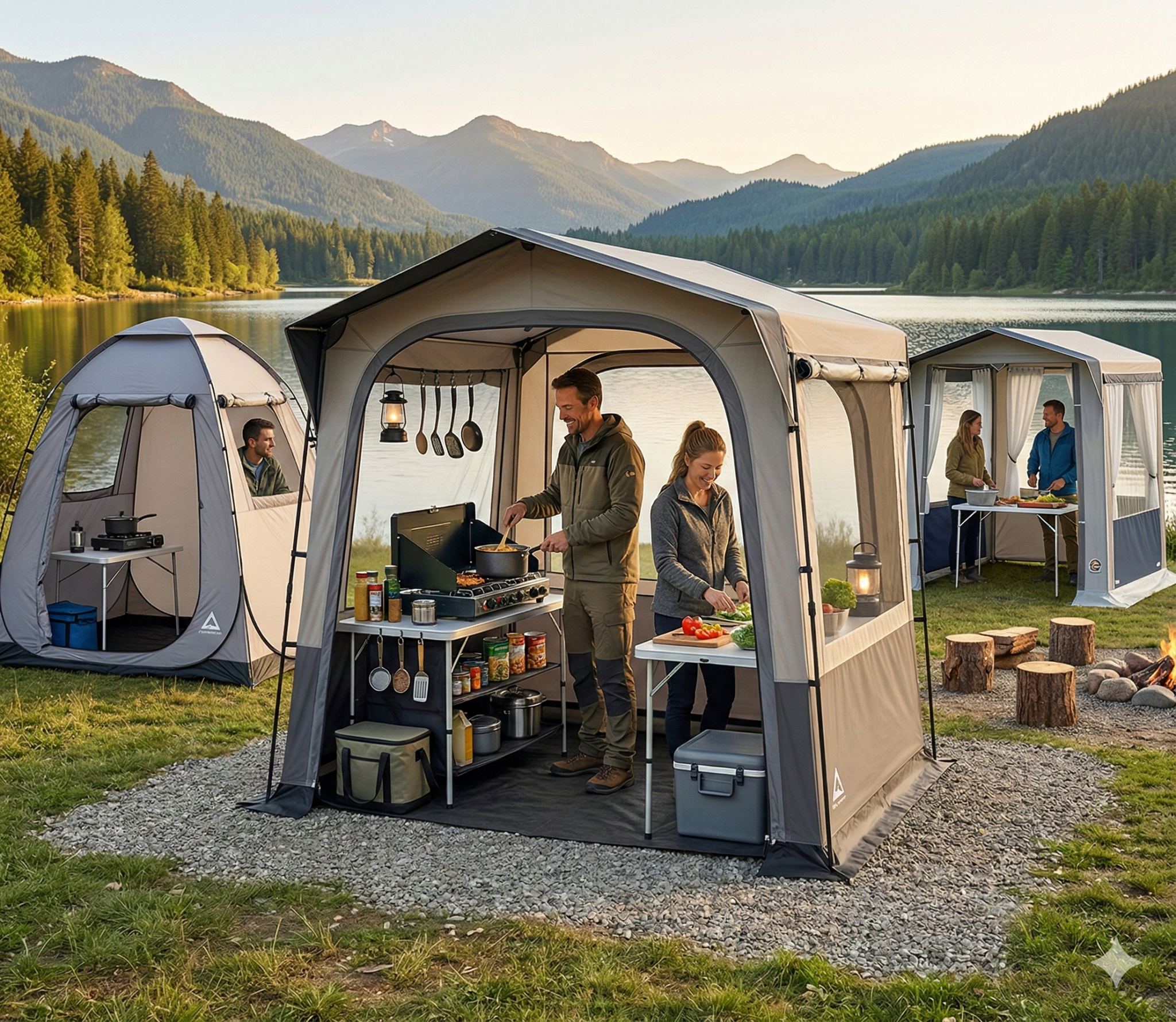 En este momento estás viendo Cómo elegir tu tienda de cocina para camping