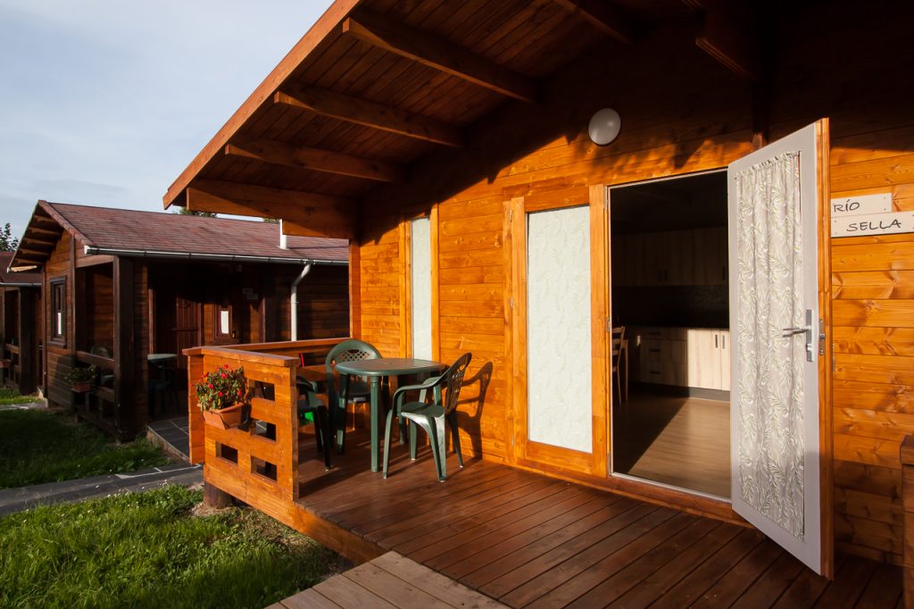 Bungalos en Camping en Asturias. Villaviciosa