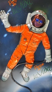 Astronauta en el Parque de La Vida